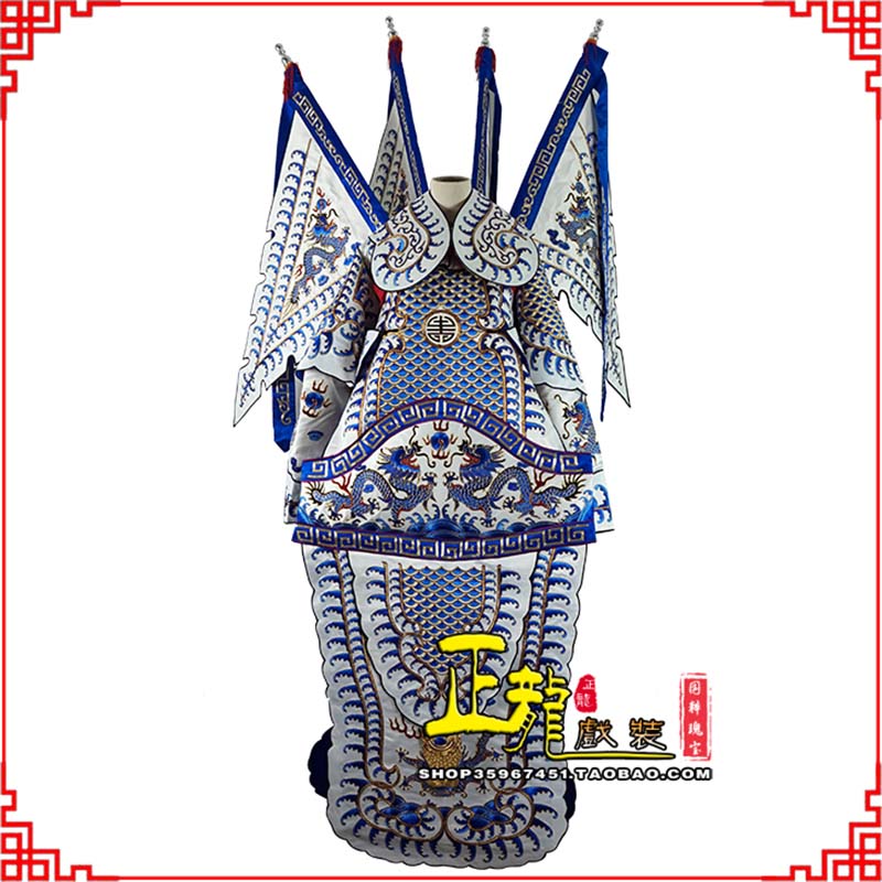 古冶武生武将大靠祥龙勾金