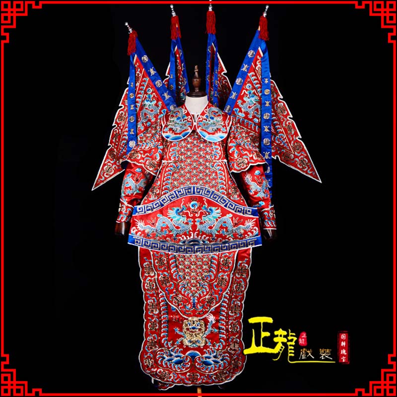 古冶武生戏服戏曲武将靠